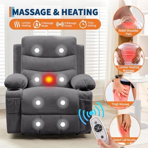 Garvee Oversized Power Lift Recliner Chair - Image 6