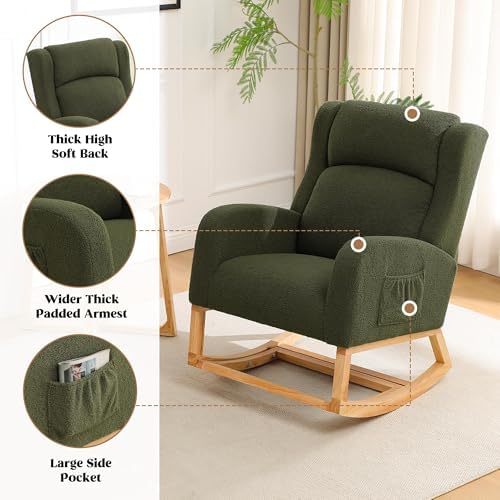 HCHAIRH Rocking Chair Nursery, Nursing Rocking Chairs - Image 3