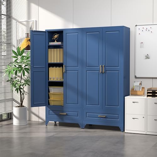SteeLoong 75" Metal Storage Cabinet - Image 7
