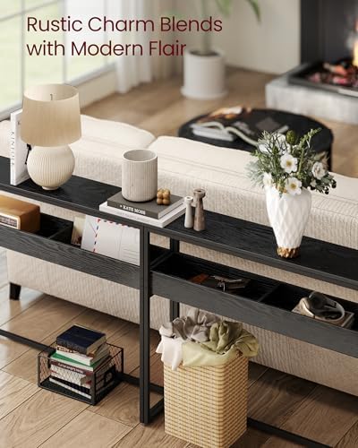 VASAGLE 39.4 Inches Console Table, Narrow Sofa Table - Image 7