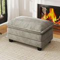 WorthFurni Cloud Couch Ottoman Modular Sectional Sofa, Comfy Deep Seat Cushion by WorthFurni