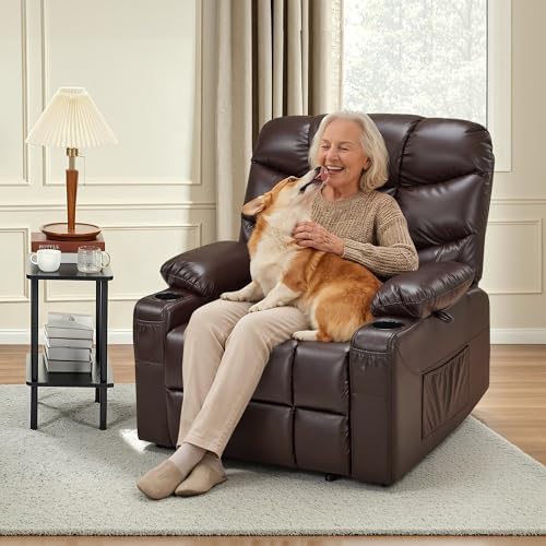 MCombo Power Lift Recliner Chair, Leather R7289 - Image 5