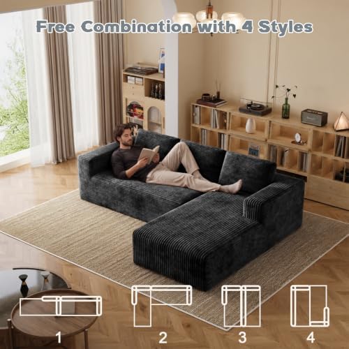 93" L-Shaped Modular Sectional Sofa - Image 3