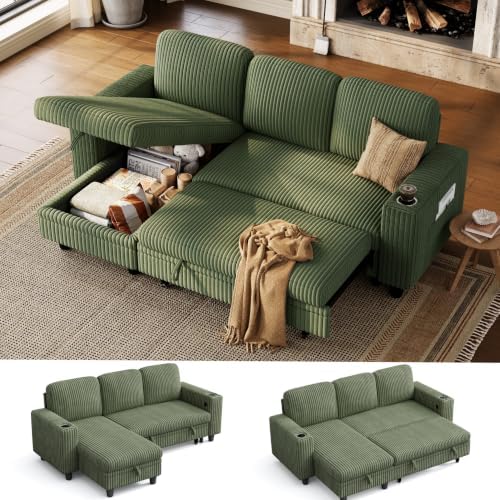 LINSY HOME Sectional Sleeper Sofa Couch by LINSYHOME