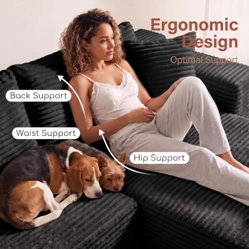 Boneless Couch Modular Sectional Sofa Cloud Couch - Image 3