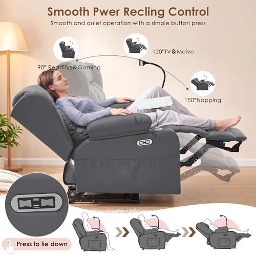 Redlife Power Loveseat Recliner Sofa - Image 4