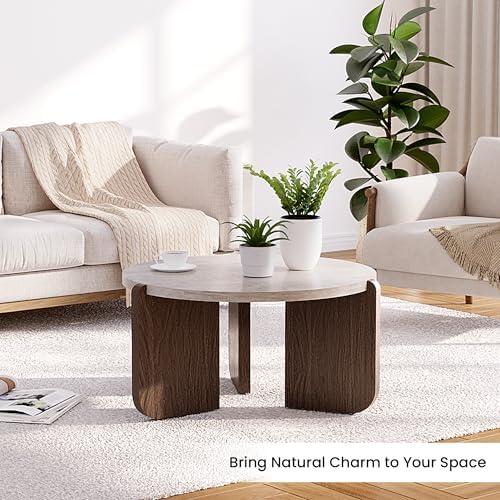 SUNBURY Modern Round Coffee Table - Image 7