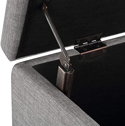 Amazon Basics Upholstered Storage Ottoman Bench - Image 5