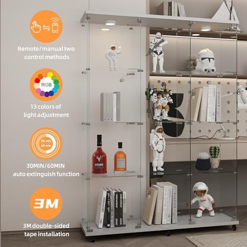 LFT HUIMEI2Y 12-Shelf Glass Display Cabinet - Image 5