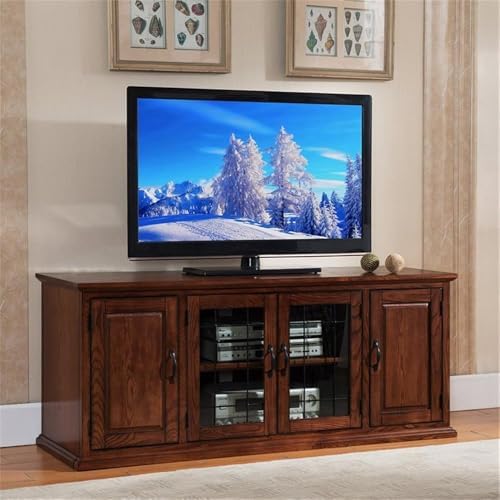 Leick Home TV Stand, Burnished Oak - Image 2