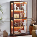 LELELINKY Farmhouse Glass Display Cabinet by LELELINKY