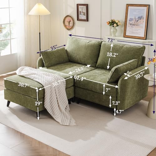 Rexulqo 73'' Modular Sectional Couch - Image 6