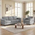 Mjkone 2 Pieces Living Room Sofa Set, Sectional Sofa Couches, Couch and Chair by Mjkone