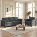 Mjkone 2 Pieces Living Room Sofa Set, Sectional Sofa Couches, Couch and Chair by Mjkone