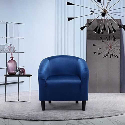 Topeakmart Velvet Accent Chairs Set of 2 - Image 5