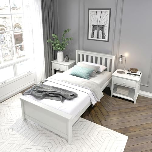Plank+Beam Solid Wood Twin Bed Frame, Platform Bed - Image 6