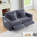Power Reclining Sectional Sofa, Electric Loveseat Recliner by ORRD
