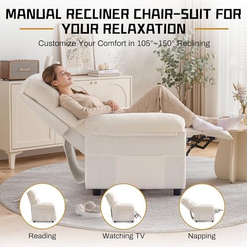 Korser Recliner Chair, Living Room Recliner Chairs - Image 3
