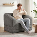 Convertible Folding Sofa Bed, 2-in-1 Single Boneless Sofa by AOLVDOW