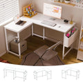Pamray 47 Inch Reversible L Shaped Gaming Desk Corner Computer Desk by PAMRAY
