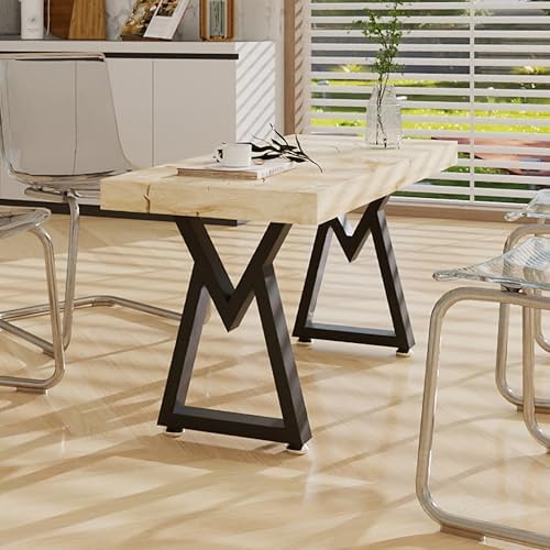 24 Inch Metal Coffee Table Legs, Modern End & Side Table Legs, Heavy Duty Iron - Image 2