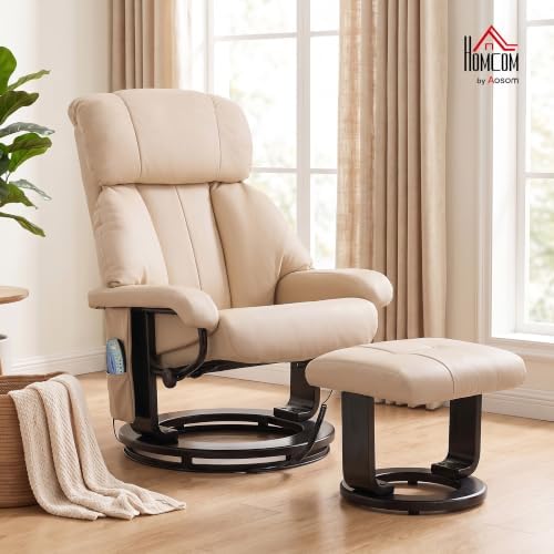HOMCOM Massage Swivel Recliner Chair - Image 2