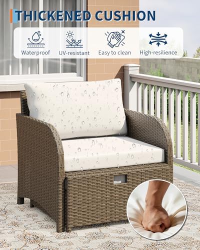 Garvee 5-Piece Outdoor Patio Conversation Set - Image 2