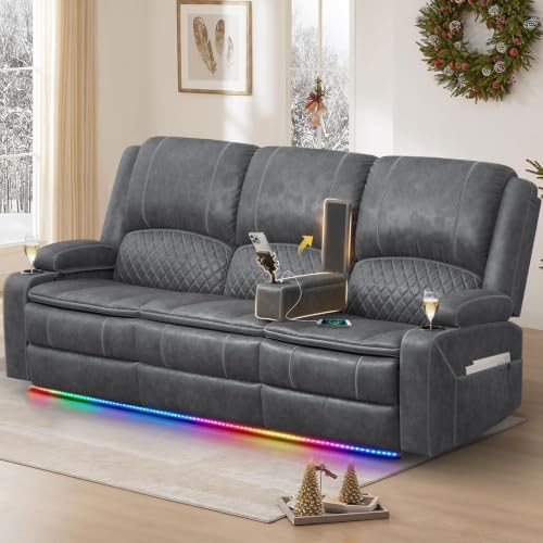 3 Seater Reclining Sofa, Recliner Sofa by MOSGAT