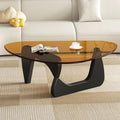 Modern Glass Coffee Table for Living Room, Mid Century Coffee Table, Small by LZYFY