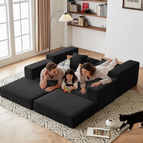 Modular Sectional Loveseat Cloud Sofa - Image 5