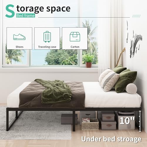 Lutown-Teen 12 Inch California King Bed Frames - Image 3