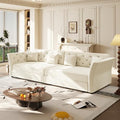 Sleeper Sofa Bed 100", Velvet Pull Out Couch, Flower Tufted Sofa by SmartEdge