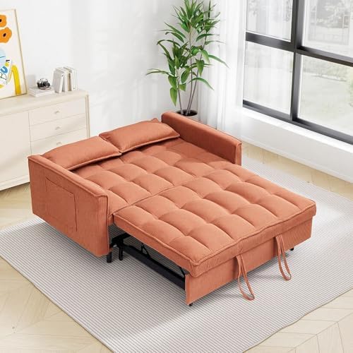 Eafurn 3-in-1 Convertible Loveseat Pull Out Couch Bed - Image 7