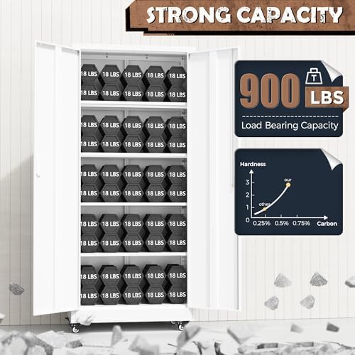 INTERGREAT Metal Garage Storage Cabinet - Image 7
