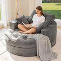 MAXYOYO Oversized Round Chaise Lounge Sofa, Boneless Chair by MAXYOYO