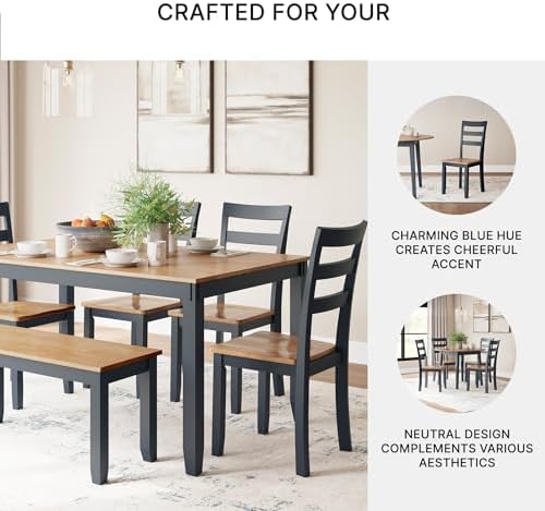 Signature Design by Ashley Gesthaven Ladder Back Dining Chairs - Image 5