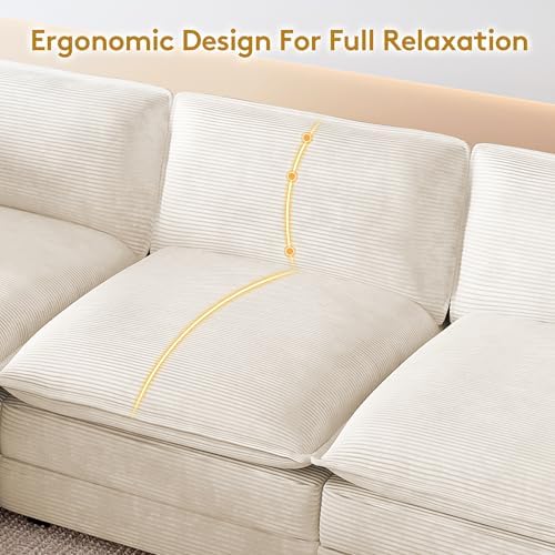 ROWHY 112'' Modular Sectional Cloud Couch - Image 5