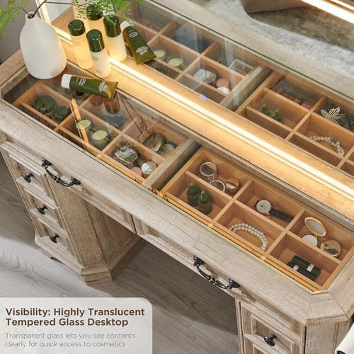 T4TREAM 48" Farmhouse Vanity Desk - Image 4