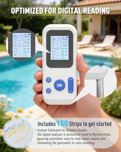 Digital Pool Water Test Kit, 7-in-1 Pool & Spa Water Testing System - Image 6