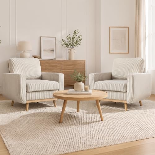Accent Chair for Bedroom, Reading Chair by YUUIJOAA