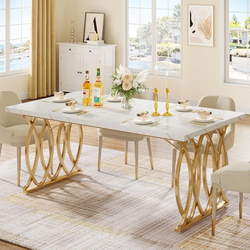 Tribesigns 63" Dining Table for 4 to 6 by Tribesigns
