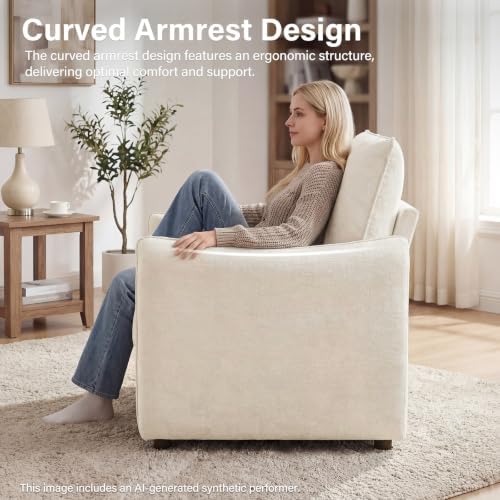 Elegant Oversized Accent Chair for Living Room - Image 4