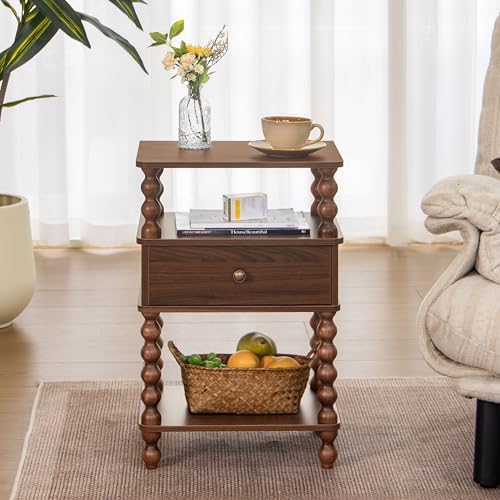 AWASEN Mid Century Modern Nightstand, Bedside Table - Image 2