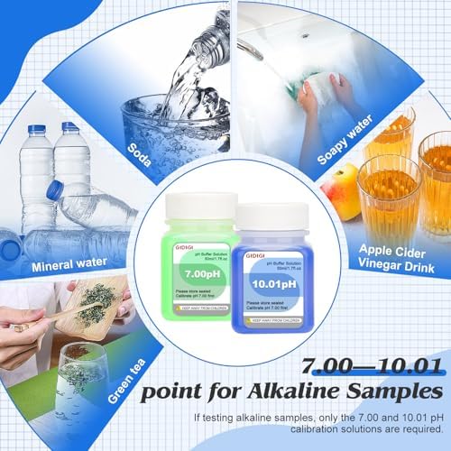 pH Meter Calibration Solution Kit, pH Buffer 4, KCL Solution - Image 6