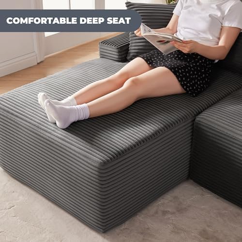 Mangodan Cloud Sectional Sofa, Boneless Couch - Image 6