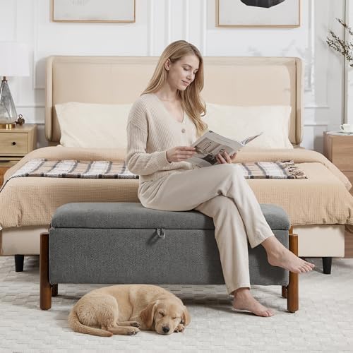 47'' Modern Storage Ottoman Benches - Image 7