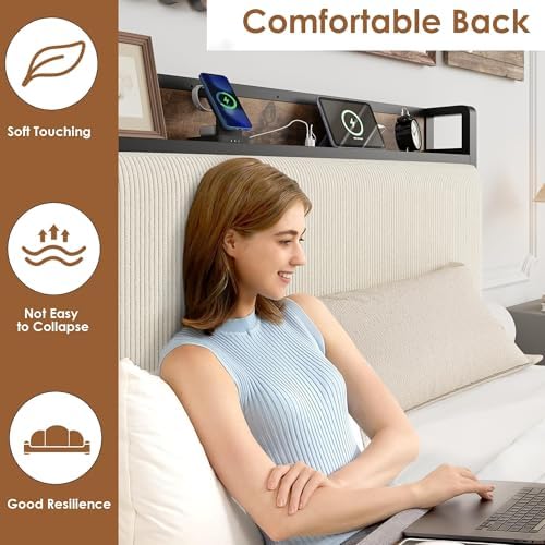 GAOMON Twin-XL Size Bed Frame - Image 7