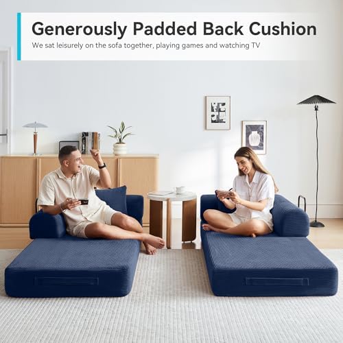79" Convertible Sofa Bed, Boneless Couch - Image 4