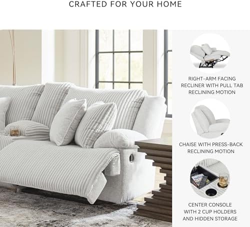 Signature Design by Ashley Reclining Sectional Sofa - Image 5