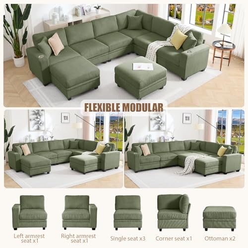 127" Modular Sectional Couch - Image 3